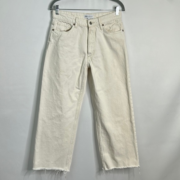 Zara Pants - Zara Grunge 11” rise button-fly wide leg pants